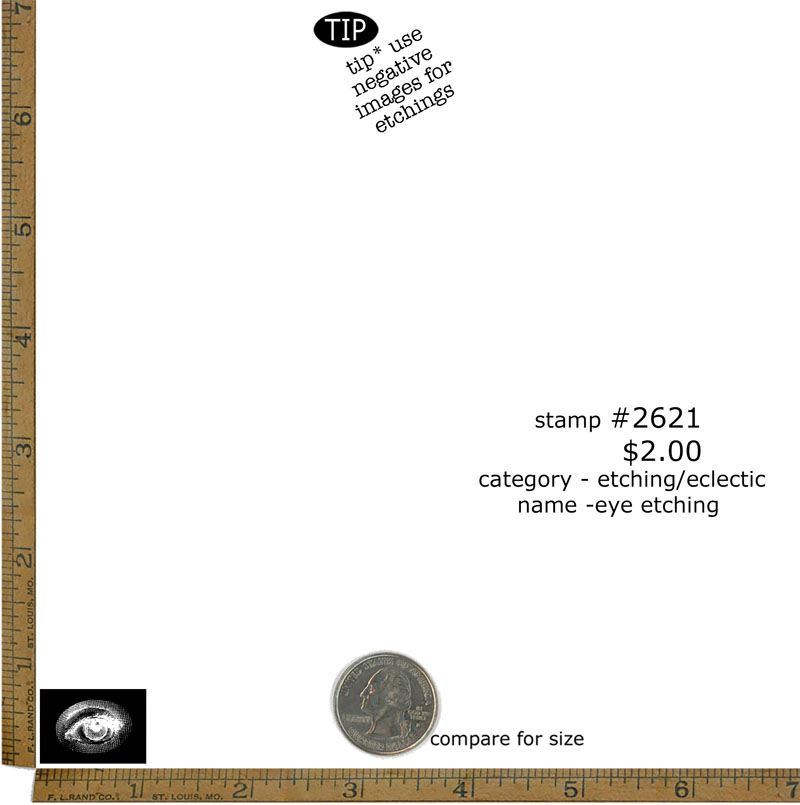 #2621 - Eye Catching - Etching/Eclectic